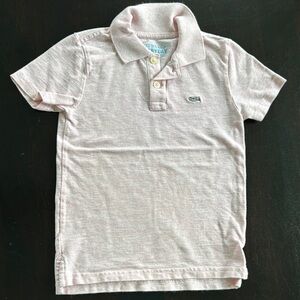 Crewcuts Pink Polo Short Sleeve Cotton Top